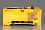 Yellow Emerson AX-235 ’Little-Miracle’ Catalin Radio with Black Trim